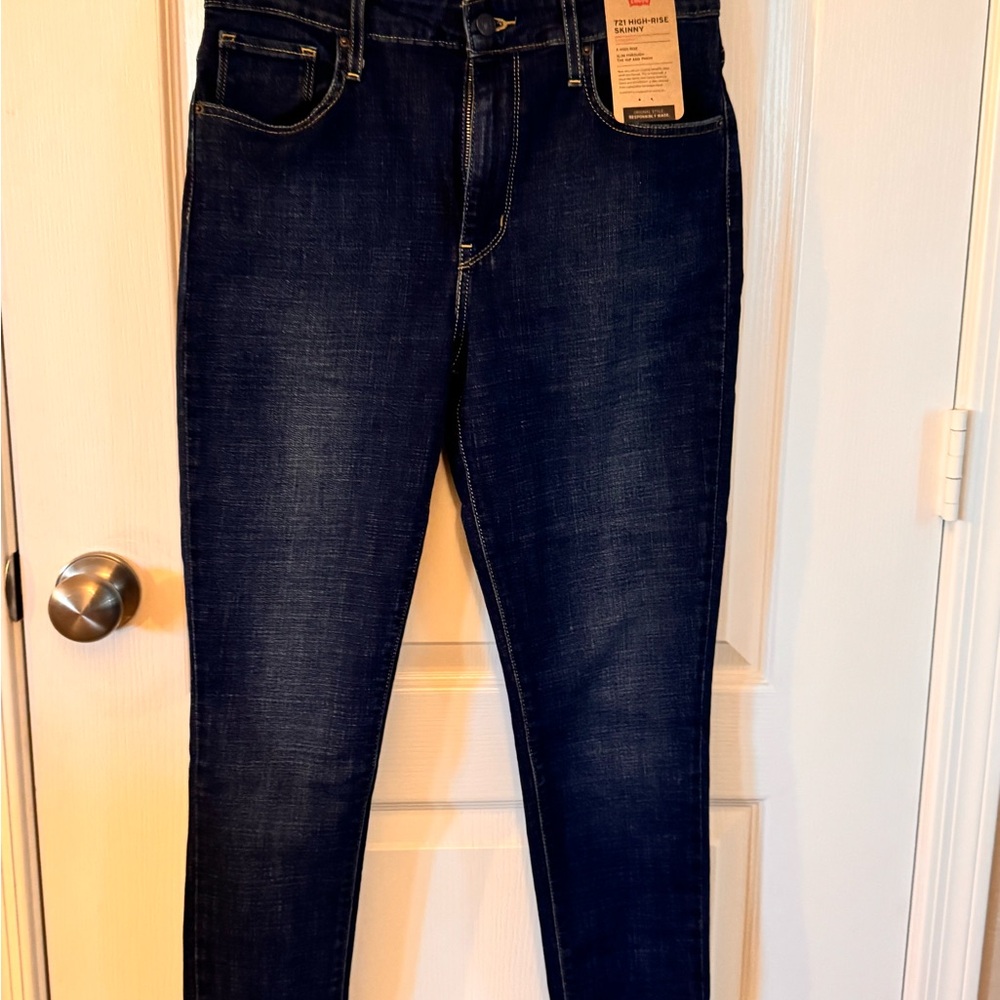 Levi's Blue Skinny Jeans Classic Denim Style